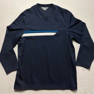 Nike Dark Blue V-Neck Shirt